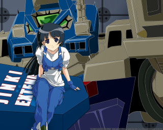 Eizan kikukawa anime sitting robot - mecha free wallpaper for desktop
