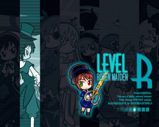 Cartoon sword background level4 girls - a background free wallpaper