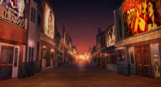 Cityscape fire library eastasian architecture - anson maddock free wallpaper