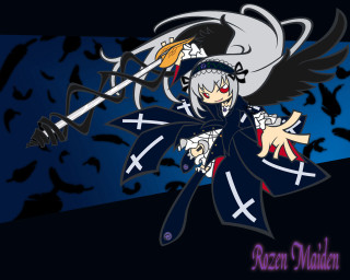 Cartoon sword hat bats blue - a sword and a hat free wallpaper