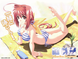Eizan kikukawa beach bikini water - a bottle of water free wallpaper