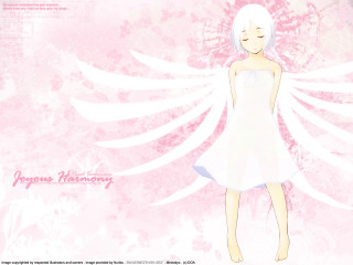 Angel girl white dress wings - grungy free wallpaper