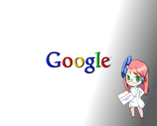 Girl google logo futurism gradient - a name tag free wallpaper
