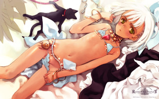 Gothic egyptian anime cat dog - bed free wallpaper