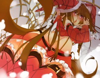 Red dress hat umbrella female - a red dress and hat free wallpaper