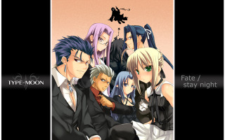 Anime group cat rayonism screenshot - a group of anime characters sitting next free wallpaper