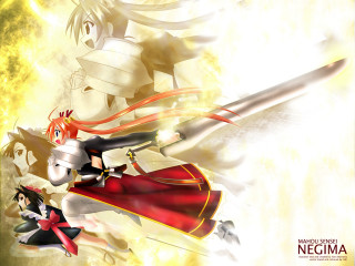 Anime group sword demon yellow - a scene free wallpaper