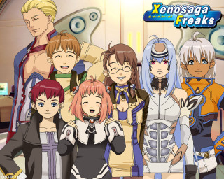 Anime group xenogaj freaks characters - a picture together free wallpaper