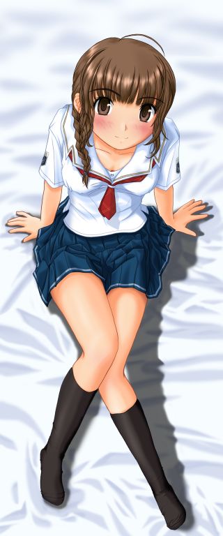 Ayako giantess sitting bed school - sots art free wallpaper for mobile