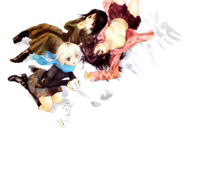 Group people laying on ground - their leg free wallpaper for desktop