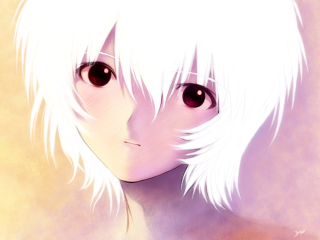 White hair anime girl pink - a black eyeliner free wallpaper