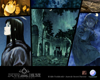 Anime characters night moon star - a blue shirt free wallpaper for desktop