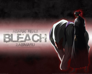 Red mohawk bleach poster visual - a man free wallpaper for desktop
