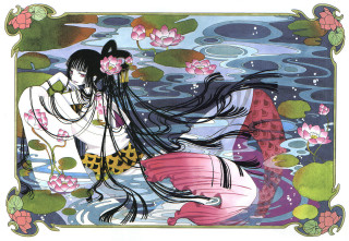 Amano yayoi fantasy pond woman - a pond free wallpaper for desktop