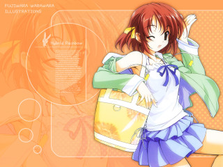 Girl bag jacket posing yayoi - her back free wallpaper for desktop