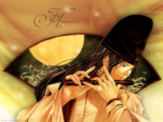 Gothic manga anime emperor huizong - a full moon background free wallpaper