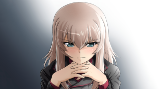 Aguri uchida military uniform portrait - her chin free wallpaper