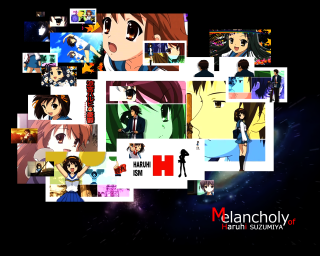 Anime collage eizan kyoto girls - a collage of anime characters free wallpaper