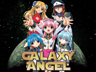 Galaxy angel space art anime - a space background free wallpaper