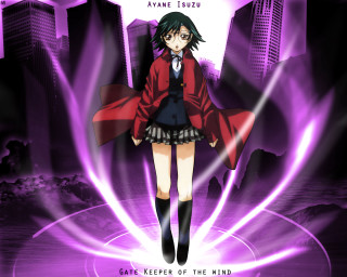 Anime girl red coat black - a red coat free wallpaper
