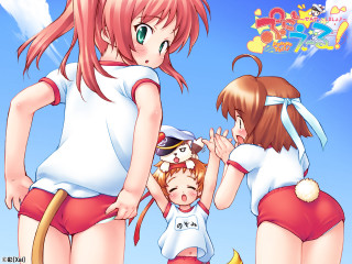 Girls shorts sailor rayonism yayoi - the back of them free wallpaper