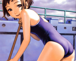 Woman bathing suit baseball bat - suit holding free wallpaper