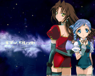 Anime girls galaxy stars milkyway - a galaxy background free wallpaper