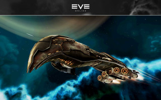 Spaceship cloudy sky moon black - elite free wallpaper