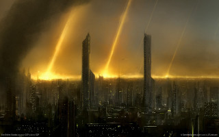 City tall buildings smoke stacks - stack free wallpaper for desktop