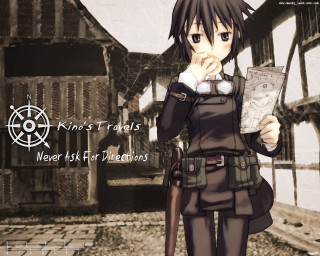 Anime girl map smile heidelberg - a anime girl holding free wallpaper