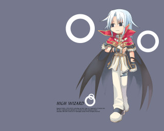 Anime whitehair cape bluebackground aliceprin - high fantasy free wallpaper