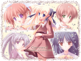 Anime girls pink purple long - wearing free wallpaper