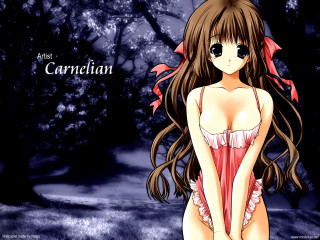 Girl pinkdress forest anime gothic - carlos trillo name free wallpaper
