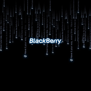 Black background blue blackberry logo - carlos trillo name free wallpaper for tablet