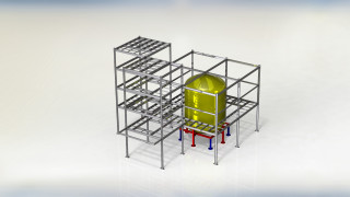 Yellow green object caged white - caged free wallpaper