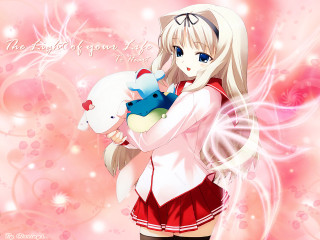 Girl stuffed animal pink heart - a pink heart free wallpaper