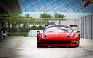 Red sports car race track 28 - mosaic free wallpaper