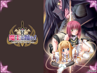 Anime couple sword pink rayonism - a couple of anime characters sitting next free wallpaper for desktop