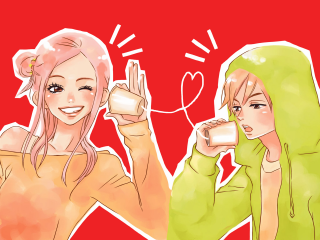 Green hoodies women phone water - a glass of water free wallpaper