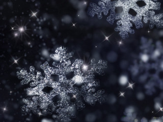 Snowflake dark stars scattered snowflakes - a snowflake free wallpaper for desktop