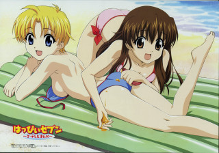 Beach anime girls bikini bathing - bathing free wallpaper