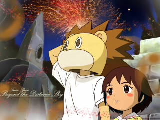 Girl pony fireworks horsehead dino - a fireworks display free wallpaper