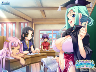Classroom anime girls teacher chinese - a group of anime girls sitting free wallpaper