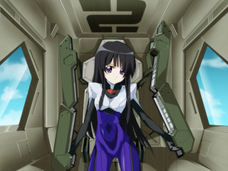 Futuristic anime girl mecha cockpit - mecha free wallpaper for desktop