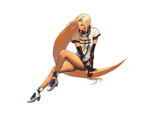 Woman crescent moon highheels blonde - a crescent moon free wallpaper
