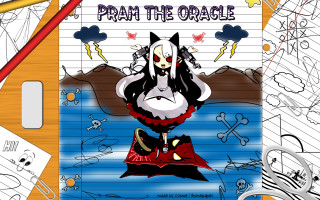 Woman mask red dress notepad - a notepad free wallpaper