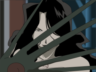 Woman black shirt scissors gothic - a black shirt free wallpaper for desktop