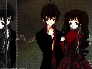 Anime gothic yandere 2girls alice - a clock free wallpaper for desktop