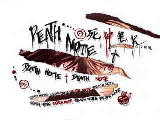 Hand writing knife blood death - death free wallpaper