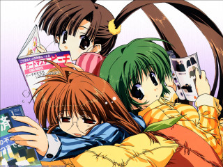 Group people laying cellphone magazine - a cell phone free wallpaper